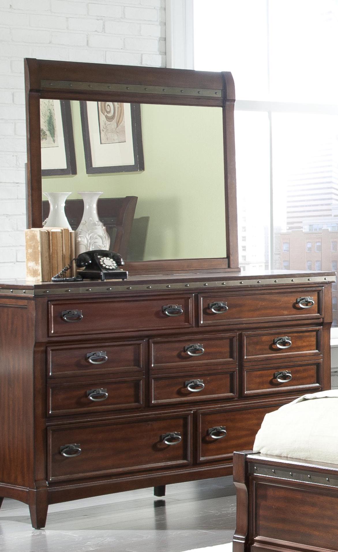 Vaughan Furniture Road 7 Drawer Dresser with Nail Head Trim